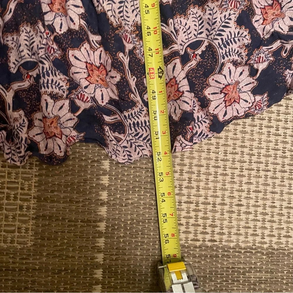 Knox Rose Maxi Floral Boho Festival Hippie Prairie Dress - Blue Pink - NWOT - Picture 16 of 16